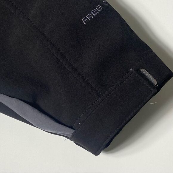 Free Country Soft Shell Fleece Lined Hooded Jacket In Black Women's Size XL - Picture 6 of 16